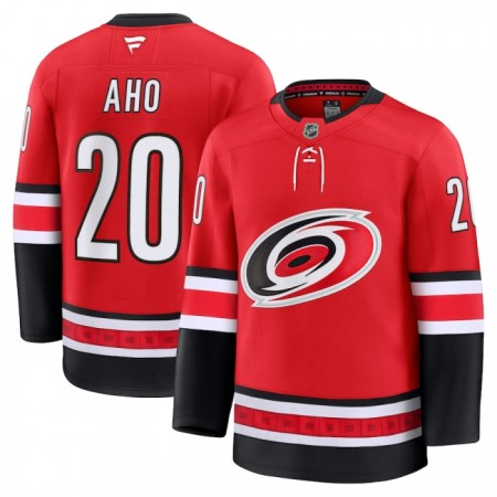Carolina Hurricanes Anniversary Fanatics Premium Sebastian Aho Alternate Rot Trikot - Herren